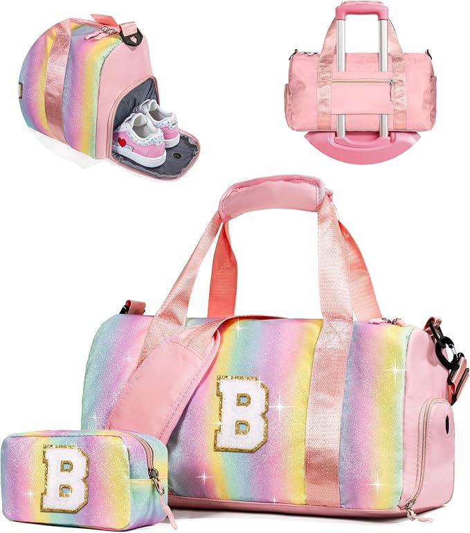 Birthday Gifts for 3 4 5 6 7 8 9 10 11 12 Year Old Girls-Girl Gym Bag by Vogewood