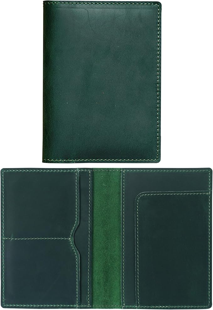 HIFA Leather Passport Holder, Handmade Passport Cover by HIFA