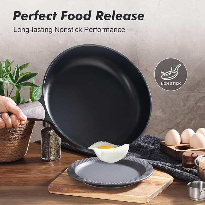 SENSARTE Nonstick Frying Pan Skillet 11Inch Non Stick Egg Pan Omelette Pans - Image 2