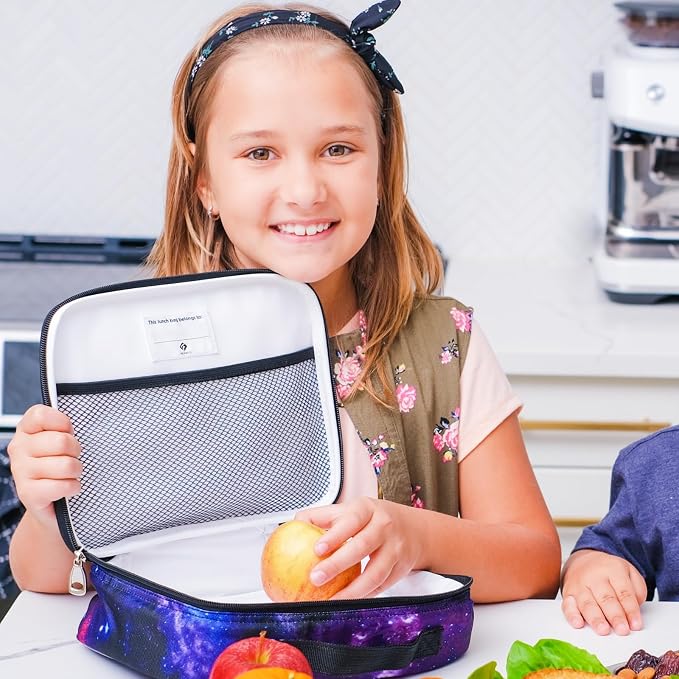 Fenrici Watercolor Lunch Box for Girls, Women Insulated Lunch Bag, Soft Sided - Image 4