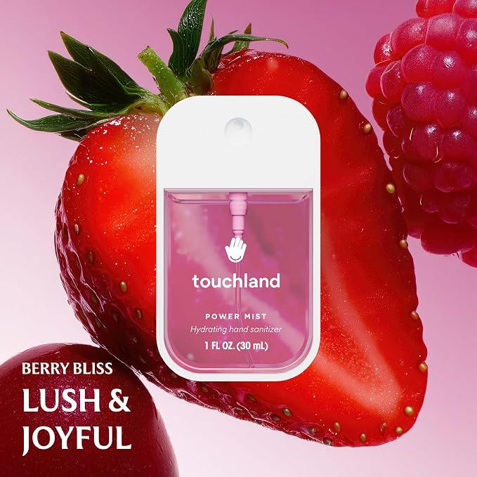 Touchland Power Mist Hydrating Hand Sanitizer Spray, JUICY Trio Set, 1 FL. OZ. - Image 4