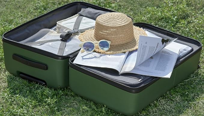Trunk Luggage 22 Inch, Small Checked Luggage - Image 6