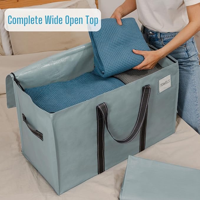 VENO 10 Pack Moving Bags, Heavy Duty, Moving Boxes Alternative, Packing Storage - Image 2