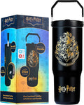 Get Trend Harry Potter Tumbler with Straw 30oz Kids Teens Insulated Cup with Lid Handle Travel Mug Cups with Lids for School Sports Gifts for Kids (Black Harry Potter) by GetTrend