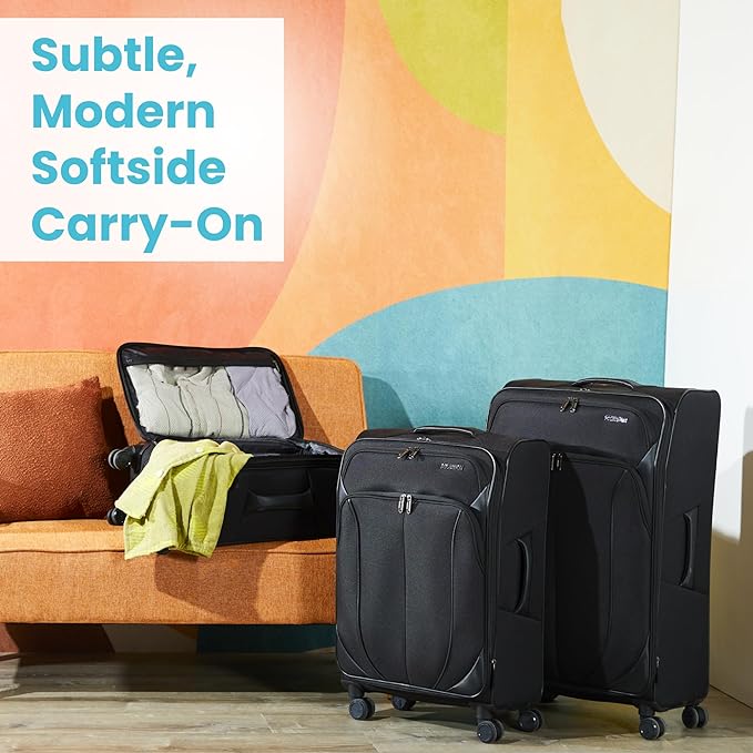 American Tourister 4 KIX 2.0 Expandable Softside Luggage - Image 2