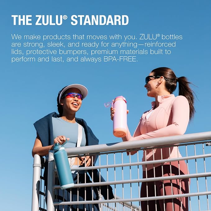 ZULU Powerfill Pro 32oz Stainless Steel Water Bottle - Image 8