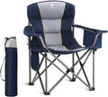 LET'S CAMP Folding Camping Chair Oversized Heavy Duty Padded Outdoor Chair by LETSCAMP
