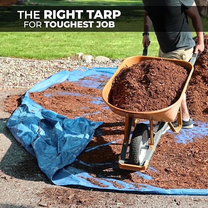 Tarps Heavy Duty Waterproof 12x20-12 mil Thick Camping Tent - Image 7