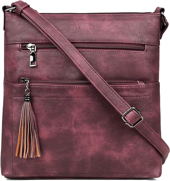 MASINTOR Crossbody Purses for Women, Adjustable Strap Shoulder Bag by MASINTOR