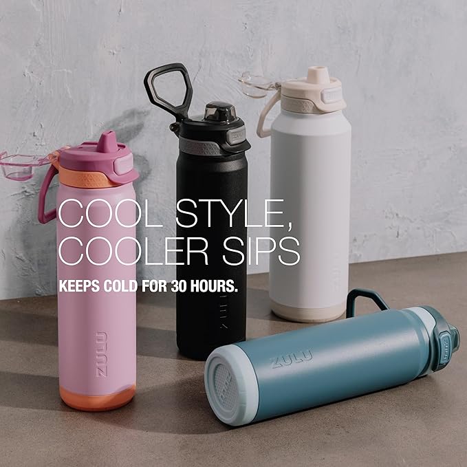 ZULU Powerfill Pro 32oz Stainless Steel Water Bottle - Image 4