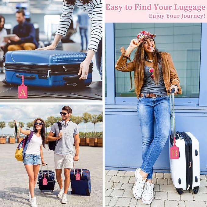 Personalized Initial Cute Luggage Tags - Image 8
