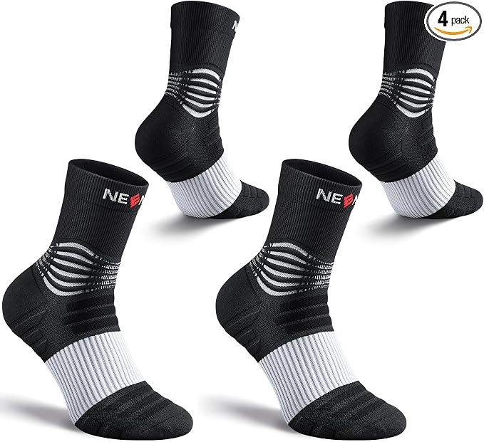 NEENCA Medical Compression Socks—2 Pairs, Ankle Socks by NEENCA