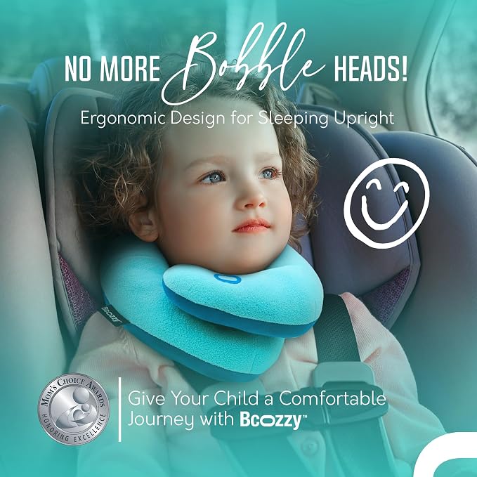 BCOZZY Kids Travel Neck Pillow- Patented Soft Toddler Pillow - Image 2