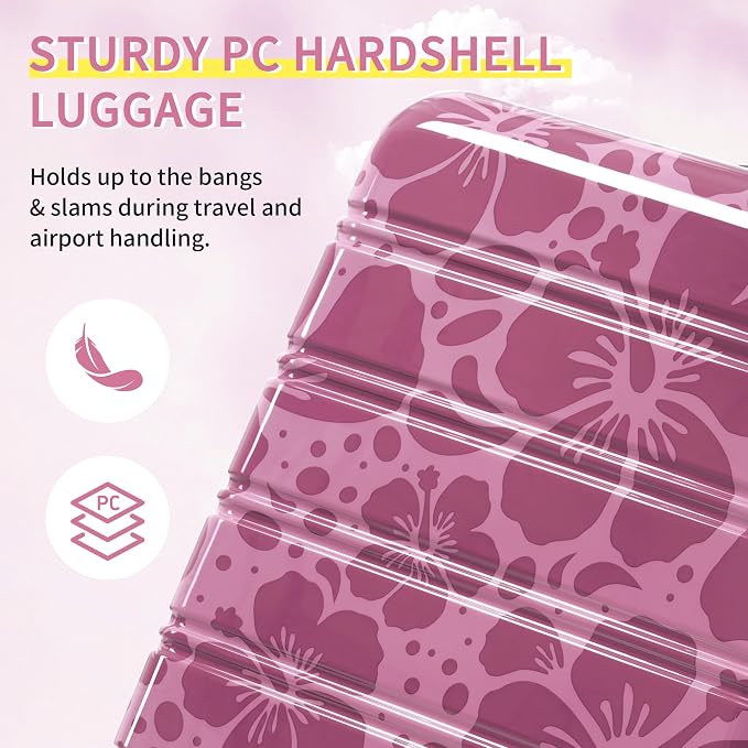 Merax Luggage Sets 3 Piece, Hardside Suitcase Set - Image 3