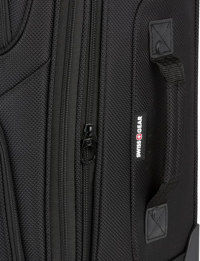 SwissGear Sion Softside Expandable Luggage, Checked-Medium 25-Inch - Image 10