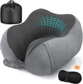 Neck Pillow for Traveling, Travel Pillows for Airplanes, 100% Pure Memory Foam by CIRORLD