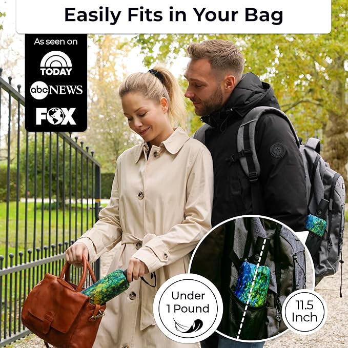 TUMELLA Strongest Windproof Travel Umbrella, Small Strong but Light Portable - Image 2