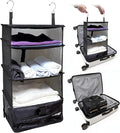 Grand Fusion Stow-N-Go Travel Luggage Organizer – Portable Hanging Travel by GrandFusion