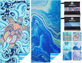 2 Pack Microfiber Lightweight Beach Towel Sand Free Quick Dry Absorbent Thin by WIDDONEN