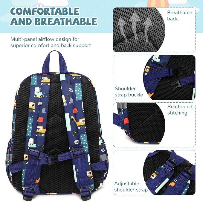 mygreen Toddler Backpack, Kids Backpack - Image 5