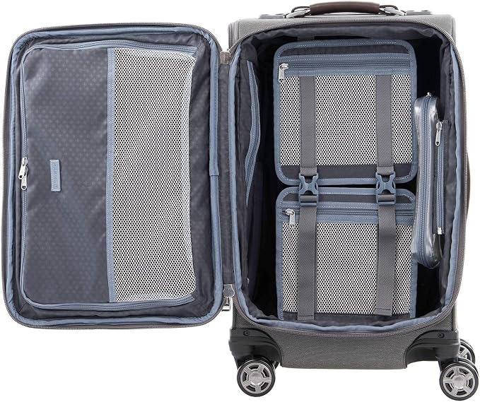 Travelpro Platinum Elite Softside Expandable Luggage, 8 Wheel Spinner Suitcase - Image 2
