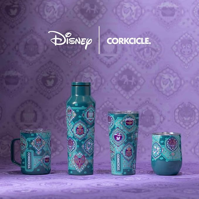 Corkcicle Stemless Wine Glass Tumbler - Triple Insulated Stainless Steel Cup - Spill Resistant Sliding Lid - Non-Slip Base - Summer Drinkware Gift - Keeps Drinks Ice Cold - 12 oz - Princess Jasmine - Image 8