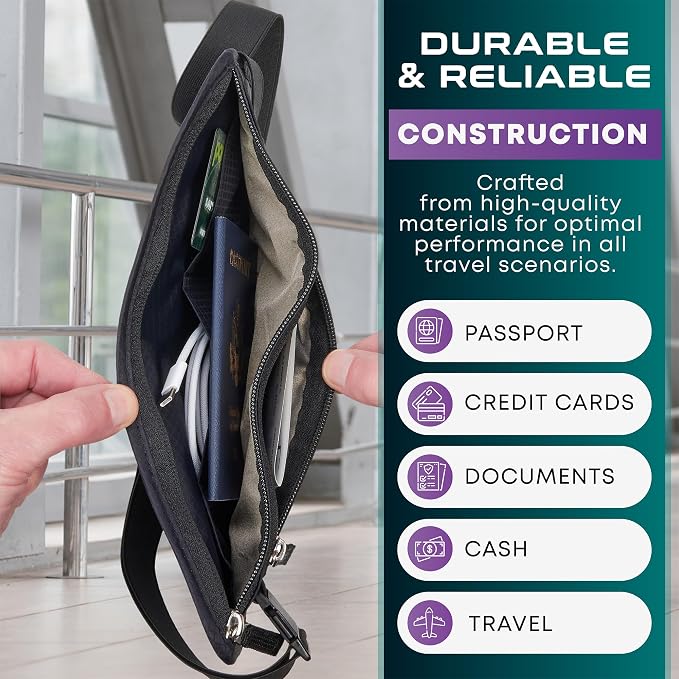 Travel Money Belt & Passport Holder - Image 6