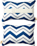 Outdoor Pillows for Lounge Chair Head Resting, Small Square Decotative Pillow by vmgreen