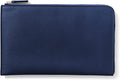 Leatherology Navy Blue Slim Zip Travel Wallet by Leatherology