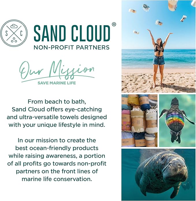 Sand Cloud Large Turkish Beach Towel - Image 6