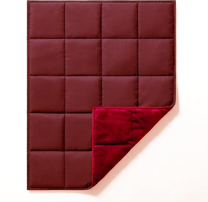 L'AGRATY Weighted Lap Blanket 7lb: Small Weighted Blankets by LAGRATY