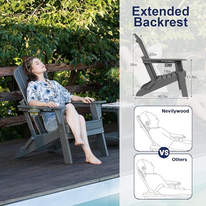 Folding Adirondack Chair - Image 6