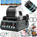 K1 Pro Professional Cutting-Edge Brushless Motor Advanced Rock Tumbler Polisher Kit, Large 2.5Lb Barrel with 3-Speed & 9-Day Timer, Includes All Accessories, Ideal Gift for Adults & Rock Collectors by ProfessionalRockTumblers