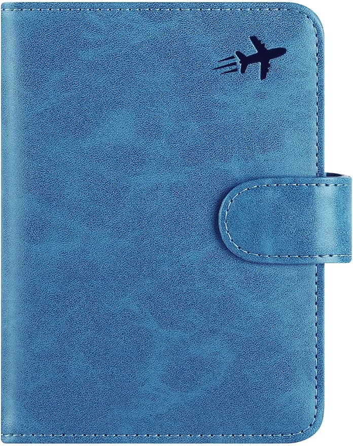 Passport Holder Cover Wallet RFID Blocking Leather Card Case Travel Accessories by PASCACOO