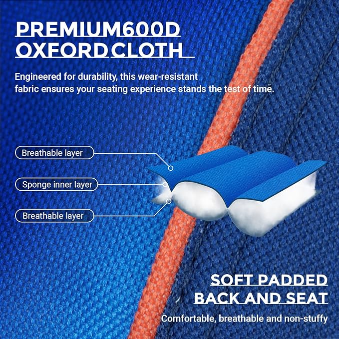 Overmont Oversized Folding Camping Chair - Image 7