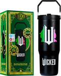 Get Trend Wicked Tumbler with Straw 30oz Girls Teens Insulated Cup with Lid Handle Travel Mug Cups with Lids for School Sports Gifts for Girls (Black Wicked) by GetTrend