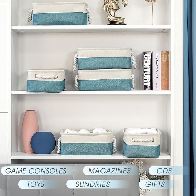 TheWarmHome Storage Bins for Shelves - Image 2
