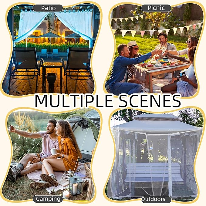4 Corners Mosquito Net for Mosquiteros para Camas Bed Canopies Netting Bed - Image 6