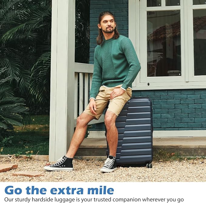 Coolife Medium Checked Luggage - Image 6