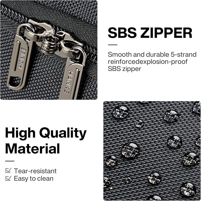 Hanke Large Expandable checked Luggage Suitcases - Image 6
