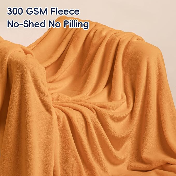 PHF Ultra Soft Fleece Blanket Queen Size, No Shed No Pilling Luxury Plush Cozy - Image 3