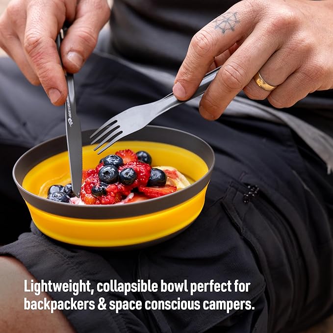 Sea to Summit Frontier Ultralight Collapsible Bowl, Bone White - Image 2