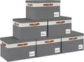 GhvyenntteS 6 Pack Fabric Storage Bins by GhvyenntteS