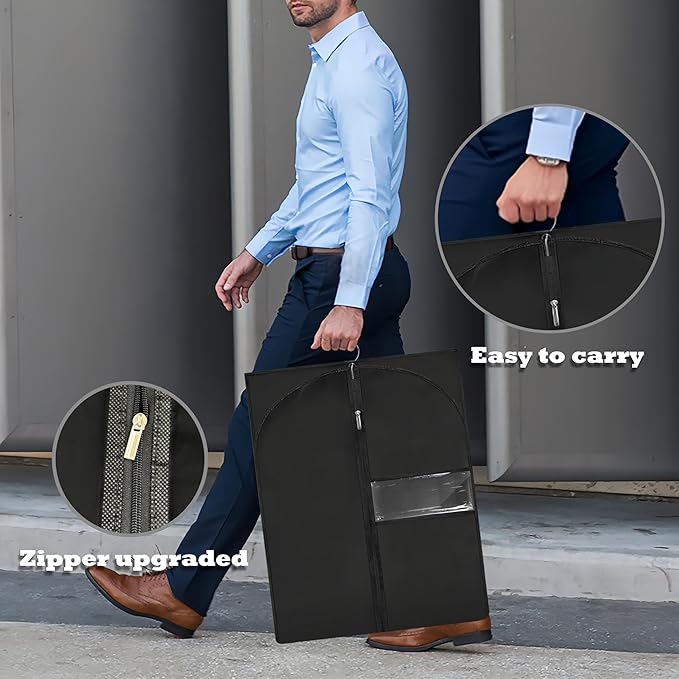 Garment Bags for Hanging Clothes, Dress Bags for Gowns Long, 2 Pack - Image 4