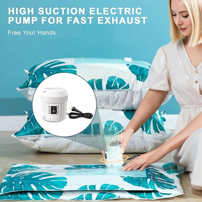 20 Pack Vacuum Storage Bags for Clothing Travel - Image 2