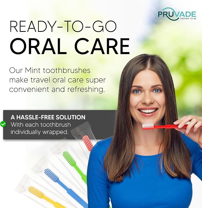 100 Pack Disposable Toothbrushes - Image 4