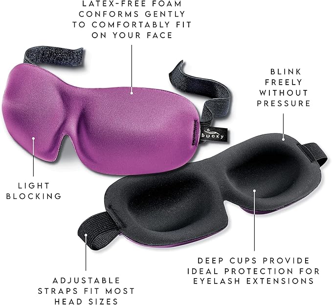 Bucky 40 Blinks No Pressure Printed Eye Mask - Image 5