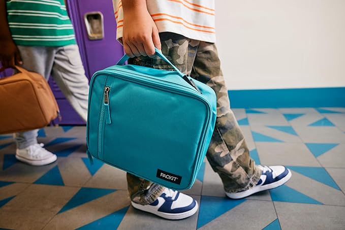 PackIt Freezable Classic Lunch Box, Tie Dye Sorbet, Built - Image 7