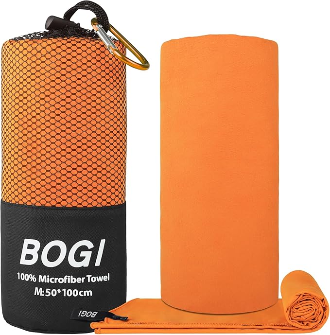 BOGI Microfiber Travel Sports Towel-Quick Dry Towel, Soft Lightweight - Image 2