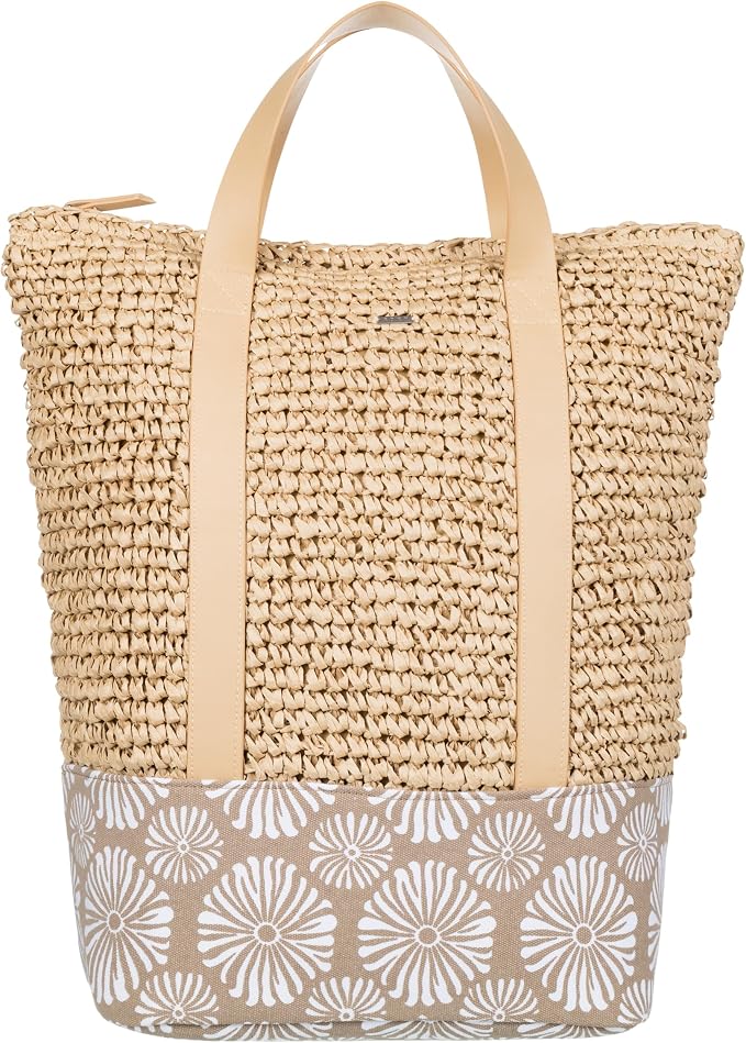 Roxy Women's Beach Tote Bag | Travel | Vacation | Straw | Lightweight | by Roxy